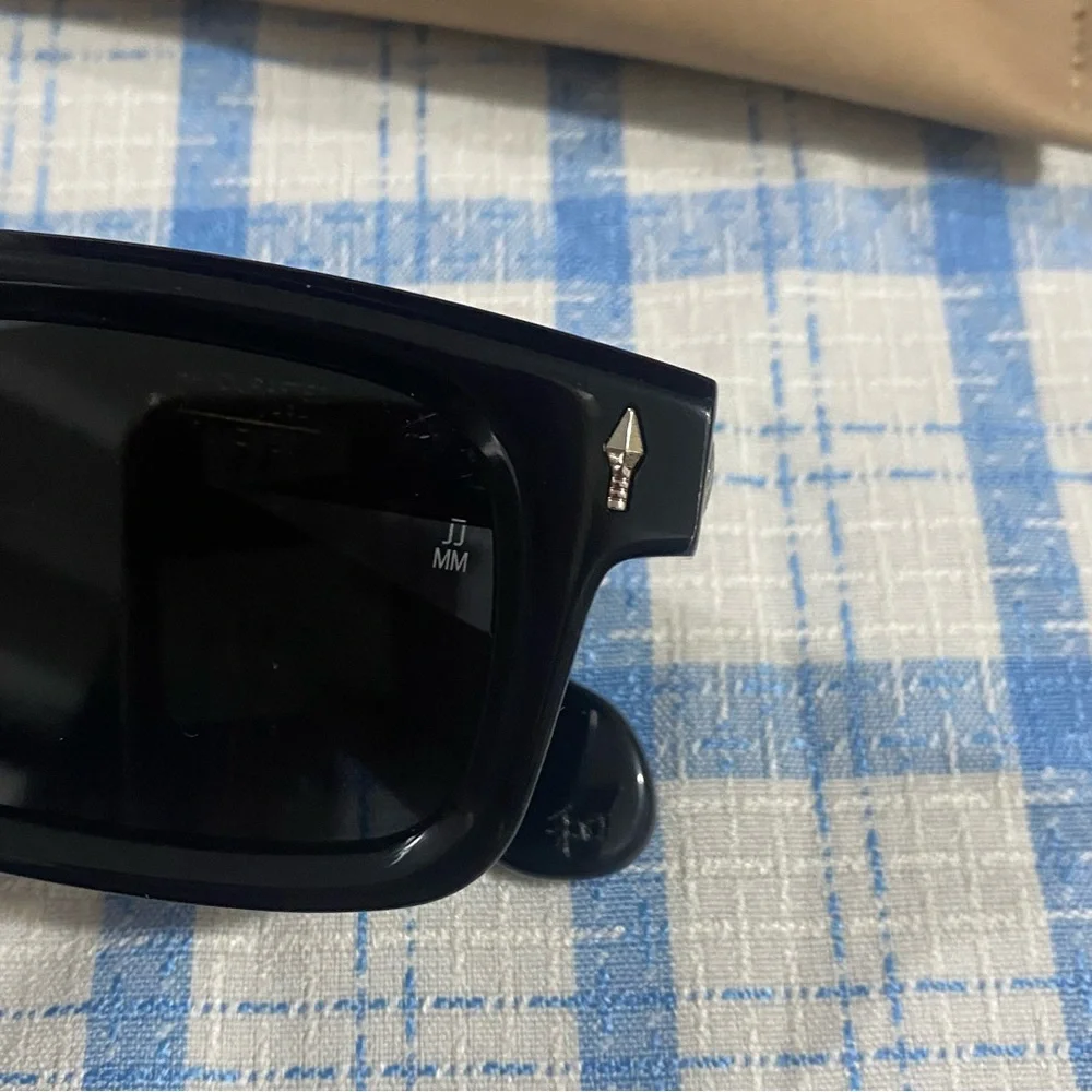 Jacques Marie Mage Black Square Sunglasses
